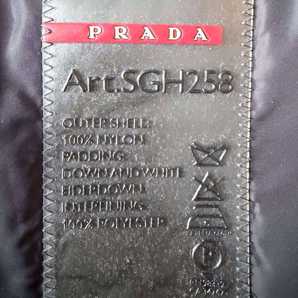 Prada Black Nylon Jacket